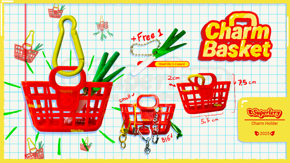 sells 🧺🍁 Jajan Charm Holder  ini 👉 Free daun bawang! 🥬 bisa bawa 1253710 krincing kamu itu
 *ada special price👀
 rep @ usn if u're interested ^^ 🍁⭐🥬 
 @/superlery_hehe