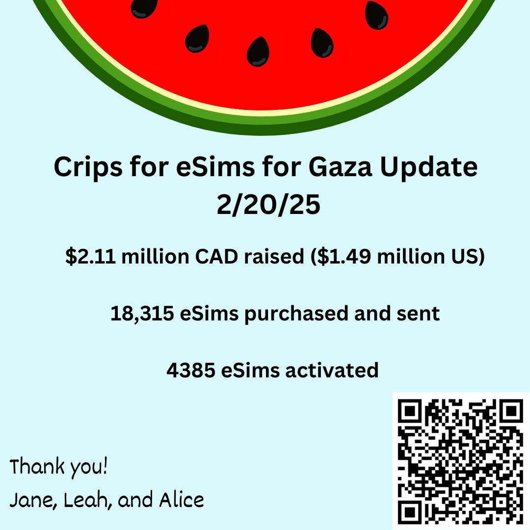 We're in dire need to keep raising money because of the expenses of keeping all of the eSIMs topped up. For the latest about our project: disabilityvisibilityproject.com/2025/01/29/cri…