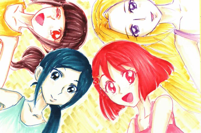 ヒープリ最終回から4年・・・
とりあえず当時最終回を観て描いたやつ。
理由はどうあれヒープリは本放送ナかに一周年を祝えた唯一のプリキュアなんだよなあ。 