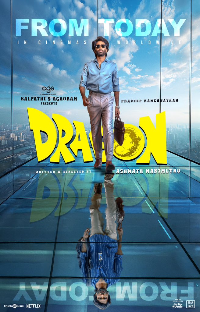 #டிராகன் இன்று முதல் உங்கள் ஸ்ரீ செந்தில்வேலில் 🔥 
 தினசரி 4 காட்சிகள்.

காட்சி நேரம்: 11.30 AM l 2.30 PM l 6.30 PM l 10.30 PM

#Dragon Bookings Open Now #ticketnew.com
#Dragon 
#DragonFromToday 
#Dragonfdfs