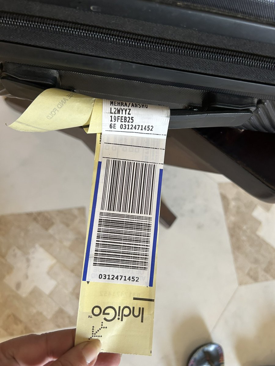 mehranshu's tweet photo. Traveled to #Varanasi from T2 #NewDelhiAirport for the #IAPENIndia conference on @IndiGo6E flight 6E2235. Disappointed to receive my luggage with a broken wheel. Passengers deserve better baggage handling and care! #indigobaggage 
@IndiGo6E #indigoairportstaff https://t.co/WkVsMzi5xR