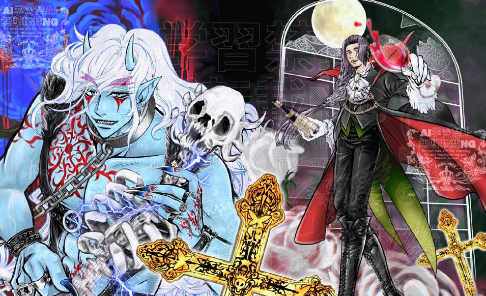 【告知】
今年も　artbook事務局様　#artbook_jp　よりお声掛けをいただき、#Boys2025  こちらの2点(一次創作連載中の青鬼&amp;執事)を掲載していただいております♡(3月31日発売)
既にご予約は承っておりますので、宜しければこの機会に是非。