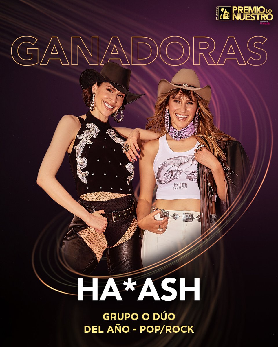 .<a href="/haashoficial/">Ha*Ash</a> es el Grupo o Dúo Del Año - Pop/Rock en #PremioLoNuestro