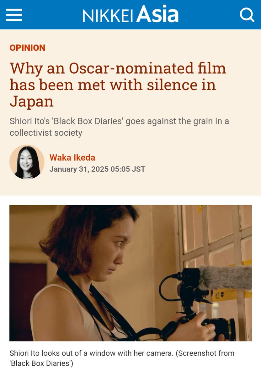 sakuya_kono's tweet image. The real reason #BlackBoxDiaries is not being released in Japan is not because of Shiori's negligence in getting "permissions" to use footage and recordings. Deep down, it is because Japanese society punishes those who do not fit into the "collective Japanese" identity. This is…