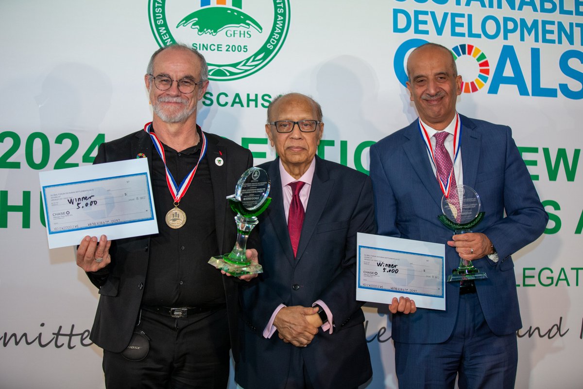 gfhsforum's tweet photo. Global #TopPrize for #SustainableDevelopment: New #Sustainable #Cities and #HumanSettlements #Awards 2025 Open for Application. Winners will be awarded not only certificates and medals but also prize money at the Awards Ceremony. Start the application at: https://t.co/ujxNwDYs2K https://t.co/QIDhUgEk3V