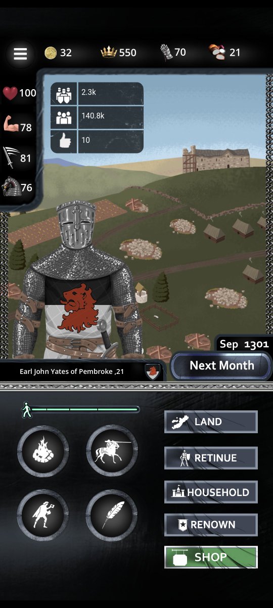 KnightEstateApp's tweet photo. Knight Estate....the ONLY game where you rule your realm as a medieval knight and nothing else, is about to go PUBLIC. Manage your realm, duel rivals, and conquer Europe. ⚔️ 🏰

Join my Discord (link in bio),  and let's make mobile gaming great again. 

#indiegame #GodotEngine https://t.co/Brl9ycANuC