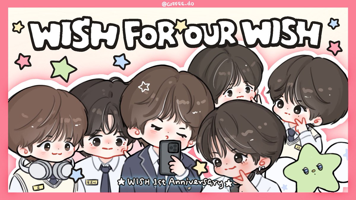 #위시는한살 
💗🌷🐿️⭐️🌳🦭🥐💗
#NCTWISH #Our1stWISH #WISHは1歳