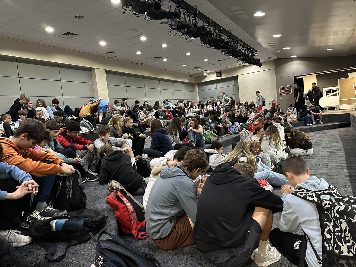 FCA was faithful today! It was really sweet seeing kids come together &amp; pray!