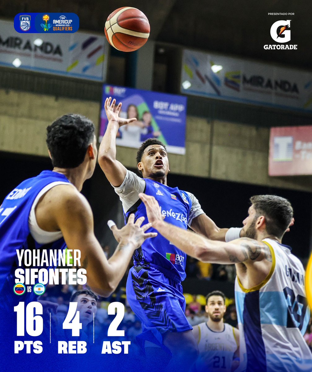 El partido de Sifo: 🔥🔝. 

🤝 Presentado por <a href="/GatoradeVzla/">Gatorade Venezuela</a>.

#JuntosSomosMás 
#AmeriCup