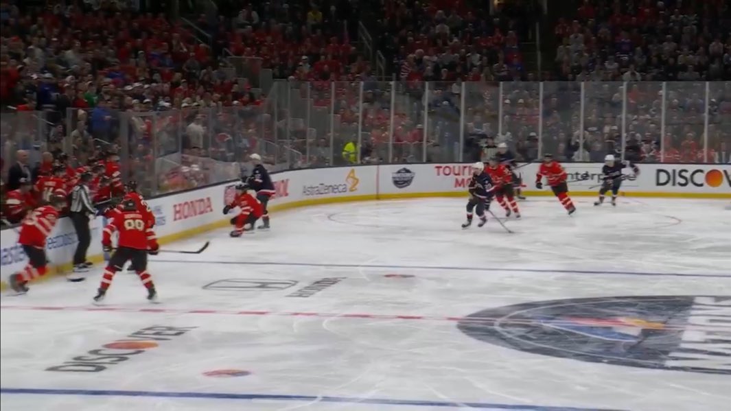 BetMGM's tweet photo. Should they have called too many men on the ice here? https://t.co/956seuiM0m