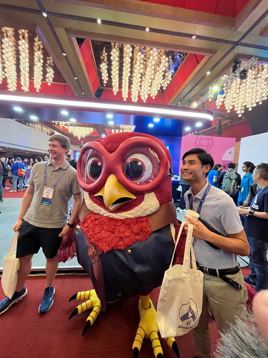 LevamoHosting's tweet photo. Fleet was the most popular person at WordCamp! 😅
He’s standing right behind the Rapyd Cloud booth btw, so go grab a selfie with him! 🤳📸
#WCAsia #WCAsia2025 #RapydCloud #Hyperspeed https://t.co/zThZevHe8s