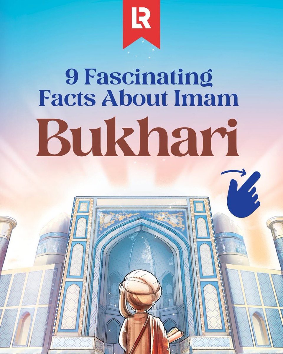 aiishadahir's tweet photo. Nine Fascinating Facts About Imam Bukhari...

THREAD https://t.co/uE88ArKt8S