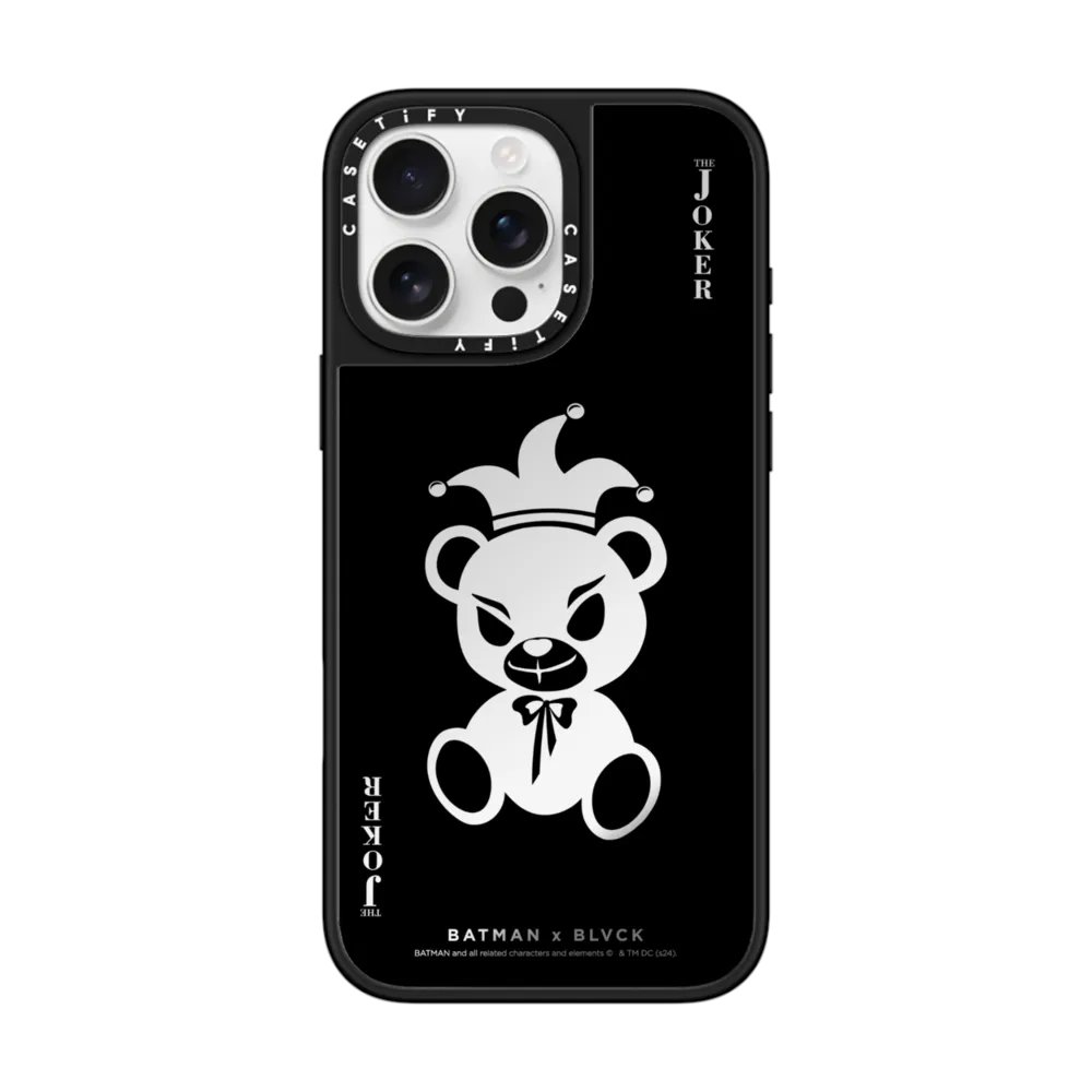 CASETiFY : Batman x BLVCK Joker Teddy Case - Black #WINWIN
