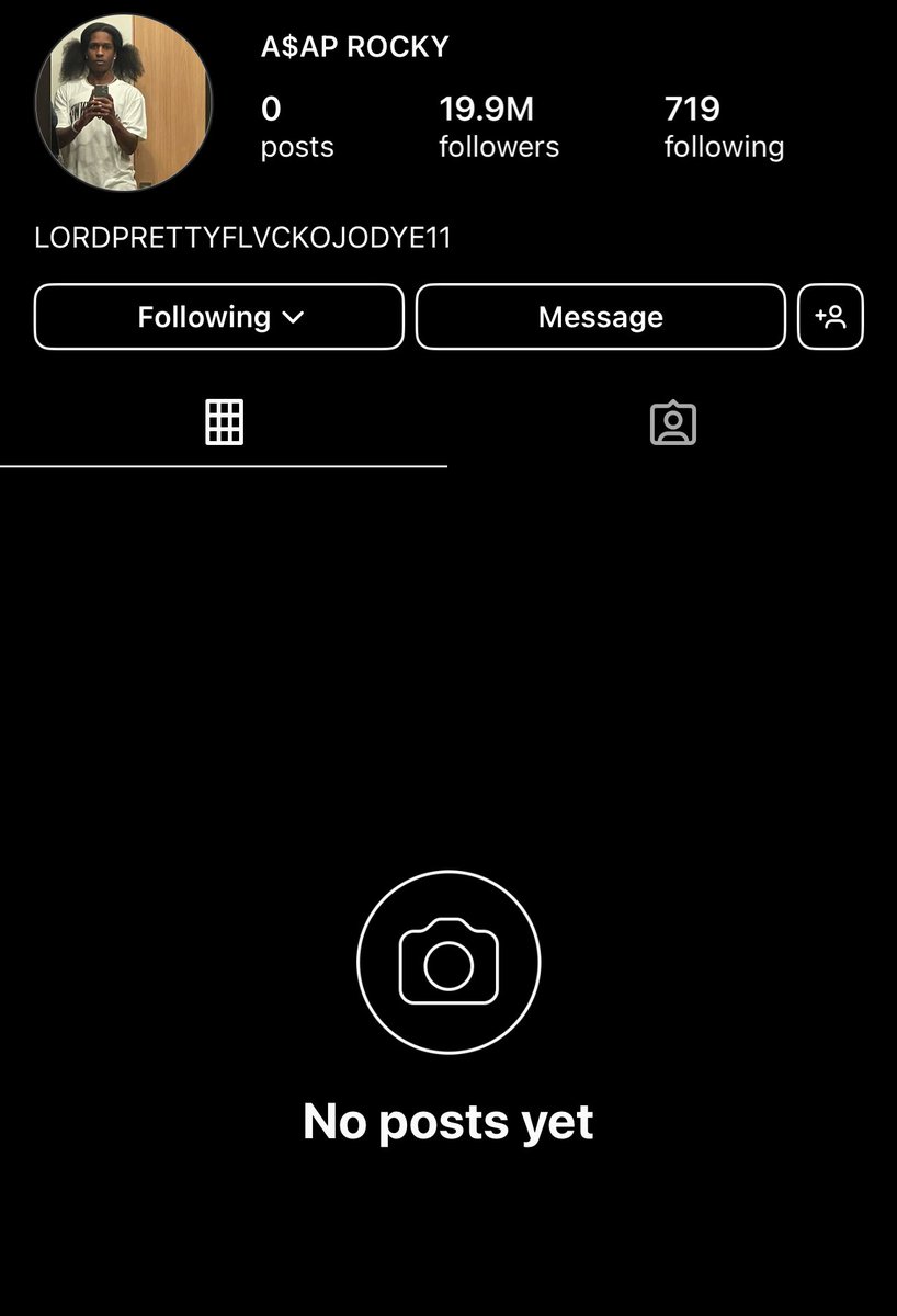 ComplexMusic's tweet photo. Album time. Rocky’s IG is now cleared 👀 https://t.co/ZXixds4H3L