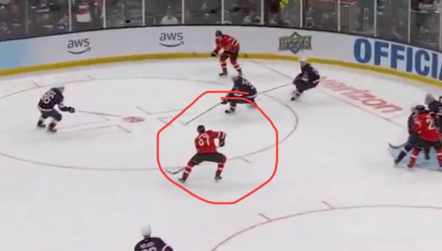 Bold to leave Connor McDavid this open. 🇨🇦🇨🇦🇨🇦