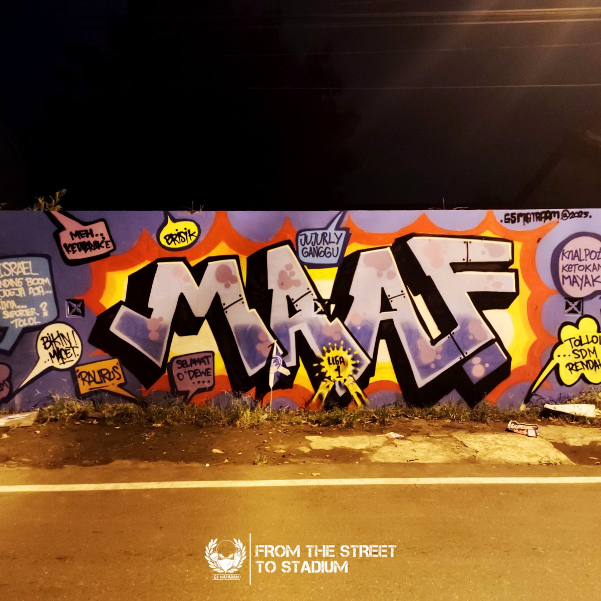 GSMataram's tweet photo. Awal pekan lalu ketika selesai pertandingan, tak sedikit dari kami yang mengikuti konvoi perayaan di berbagai ruas jalan https://t.co/w5kdO34kAy
