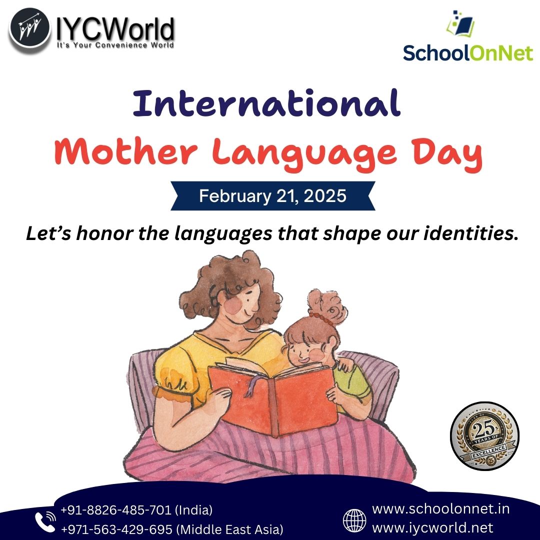 schoolonnet's tweet photo. 🌍Celebrate International Mother Language Day! 🌍🌍
Every language deserves to be heard, learned, and preserved. Let’s make learning more inclusive for every child! ❤️🌏
#InternationalMotherLanguageDay #PowerOfLanguage #EdTech https://t.co/B0YQntWGYO