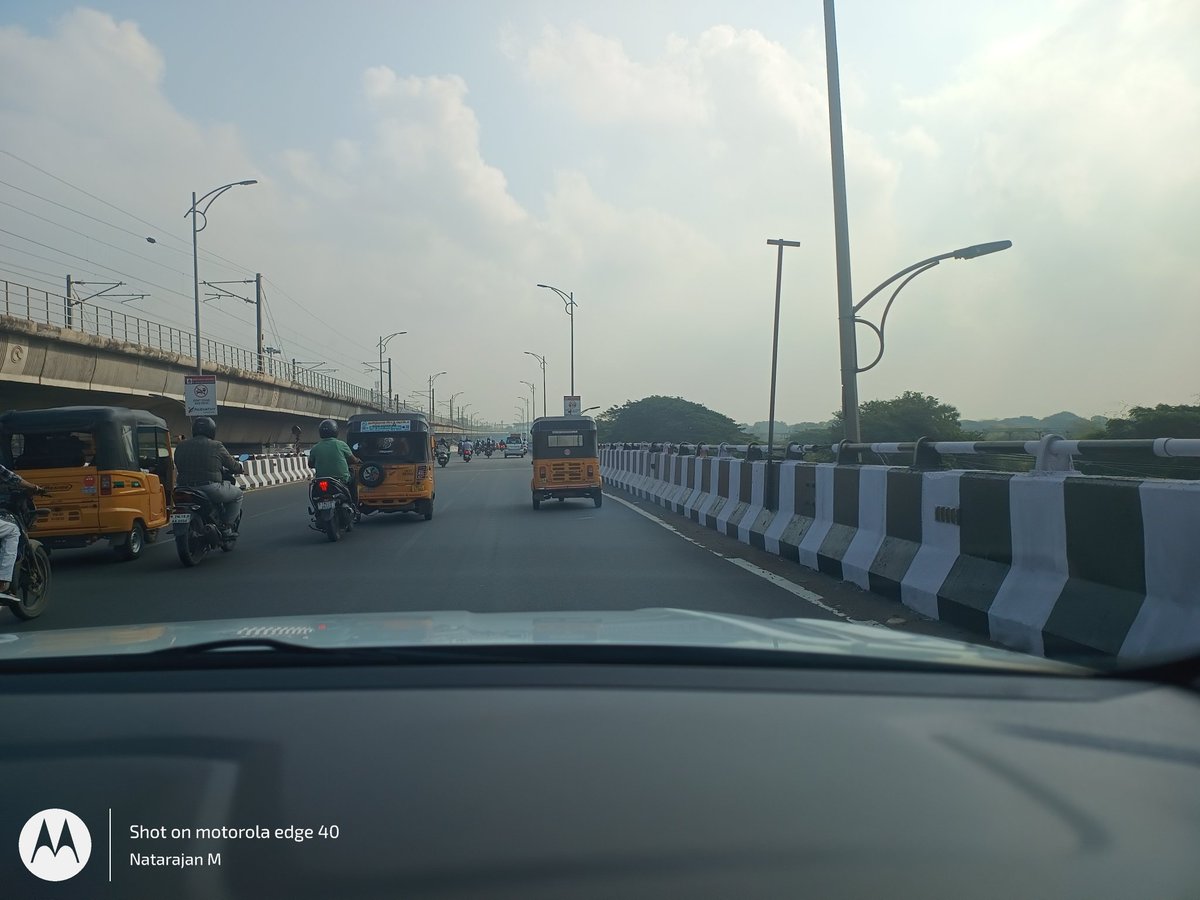 gn3raj's tweet photo. Two- and three-wheelers weave and sway,
Blocking the roads, day by day.
A lane for them, smooth nd wide,
Can save us time and turn the tide.

Less congestion, safer ride,
Fuel conserved, no nerves fried.
@ChennaiTraffic, it’s time to see,
Broad roads first—let’s set them free! https://t.co/g1RszFLg1I