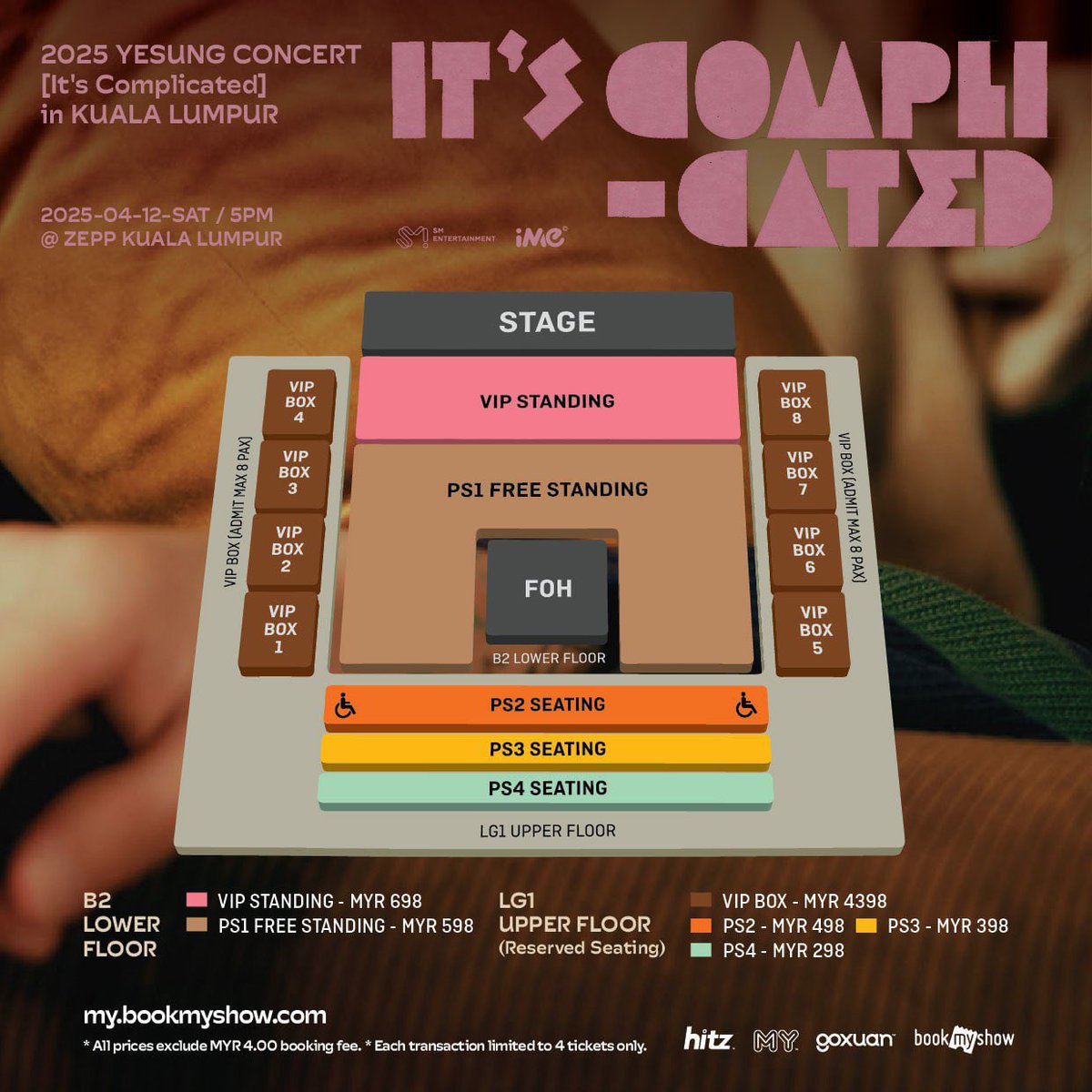 daisylovelyyss's tweet photo. [HELP RT]🇲🇾
WTS : TICKET CONCERT x1

2025 Yesung Concert [It's Complicated] in Kuala Lumpur

Section: PS2 , Row: B , Seat: 30

Reason to sell: Go back to hometown for Raya

#YESUNG #SUPERJUNIOR #2025_YESUNG_CONCERT_Its_Complicated_in_KUALALUMPUR #YesunginKL #ItsComplicatedinKL https://t.co/5ePt0T8YVO
