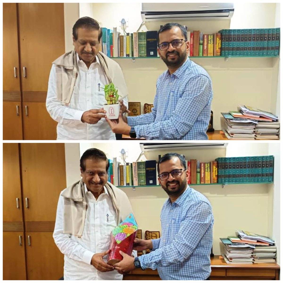 ICMAICMA's tweet image. CMA (Dr.) Ashish P. Thatte, Council Member, ICMAI called on Shri Prithviraj Chavan, Former CM of Maharashtra on 17.02.2025 at Mumbai to discuss the matters related to CMA profession including Income Tax Bill, 2025.
@prithvrj