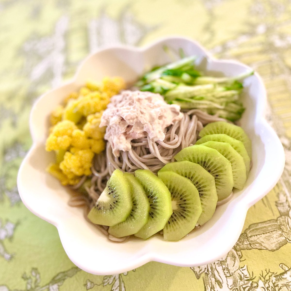 コウチャノシト ＠A_Grey さんに教えていただいたキウイ🥝蕎麦を作って