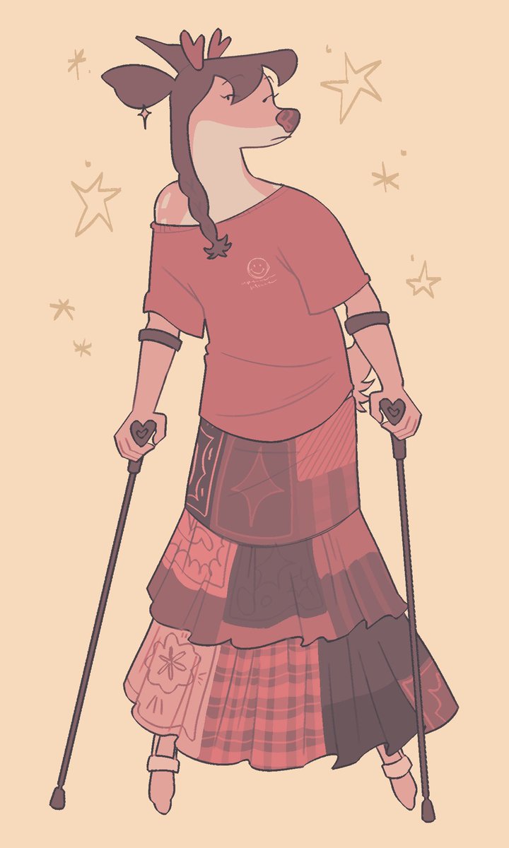 sabanasmilez's tweet photo. Someone on tumblr requested a forearm crutch Rumi https://t.co/qmOdXPwaRR