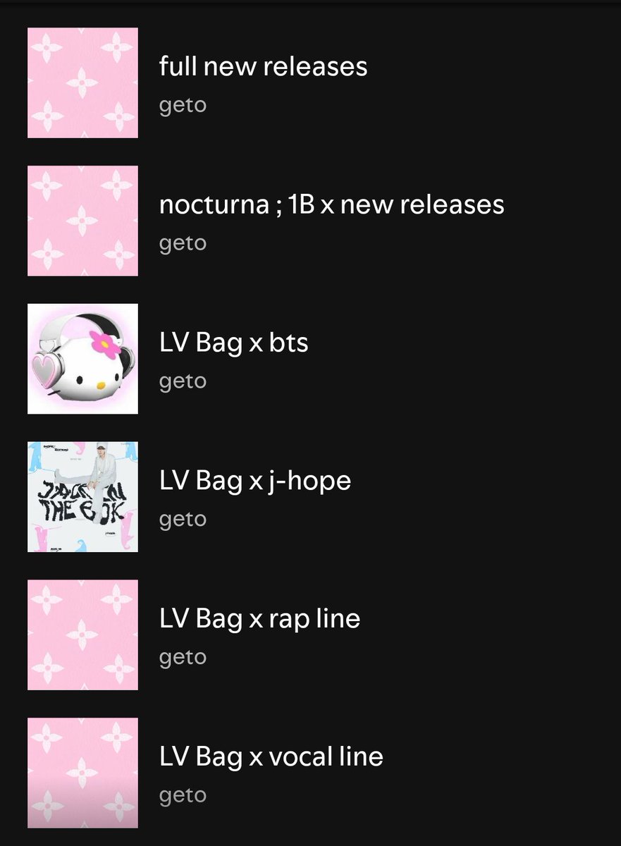 hxml97's tweet photo. ★ Hilo con playlists focus #LVBag #LV_BAG en Spotify y Apple Music https://t.co/umP8kEcfkP