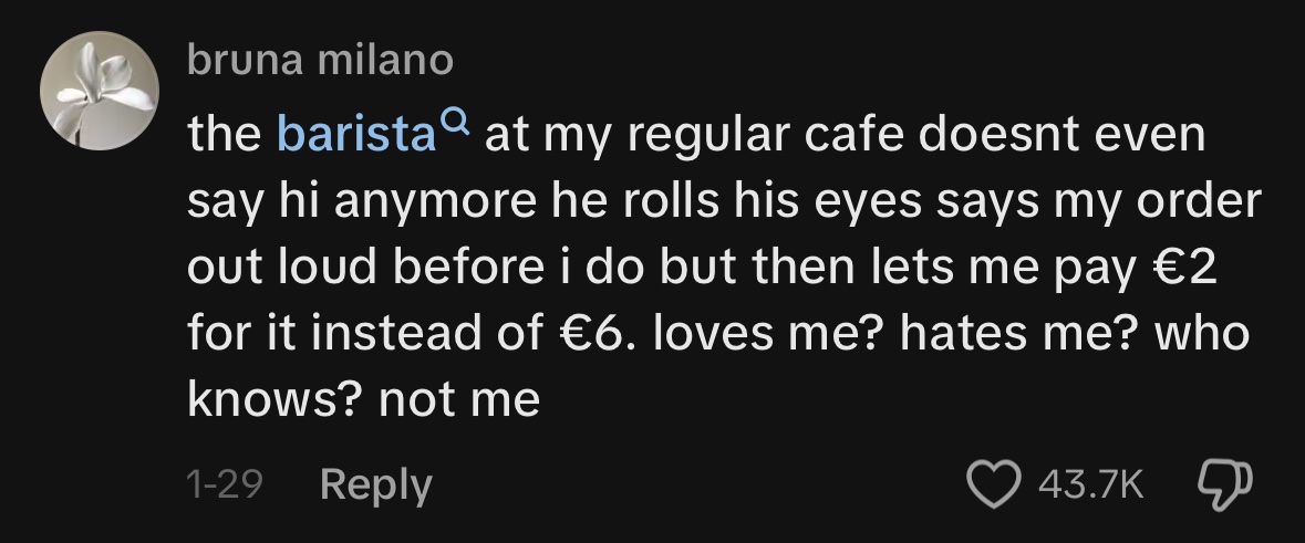 this is barista!tommy