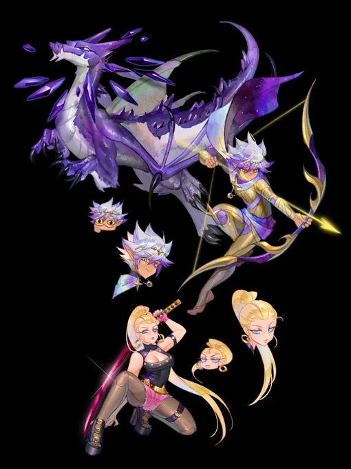 Character commission sets!