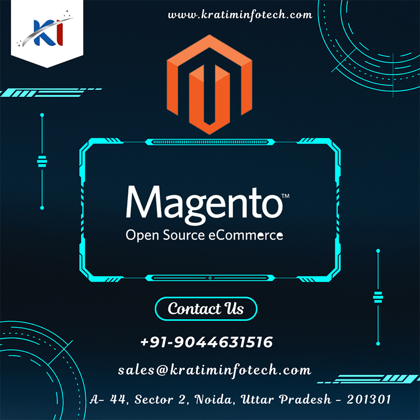 kuldeepsin70091's tweet image. Expert Magento development services, including custom design, extensions, performance optimization, and maintenance for a seamless eCommerce experience.
!For more information visit our official website: kratiminfotech.com
#KratimInfotech #MagentoSolutions 
#Noida #Magento