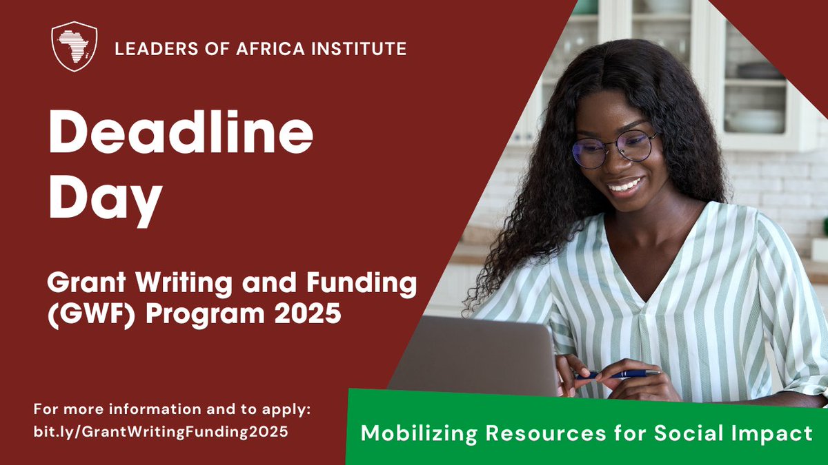 We have reached Deadline Day! The Grant Writing and Funding (GWF) Program 2025 is accepting applications through today. We are excited to introduce our new cohort in the coming weeks and get to work mobilizing funding for social impact.
Apply ➡️ bit.ly/GrantWritingFu… #SDGs