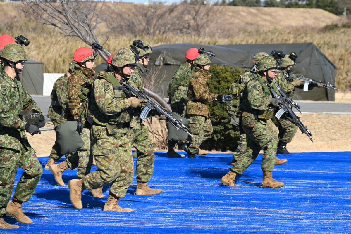 団総合戦技競技会②】 #第1空挺団 は、令和6年度団総合戦技競技会を