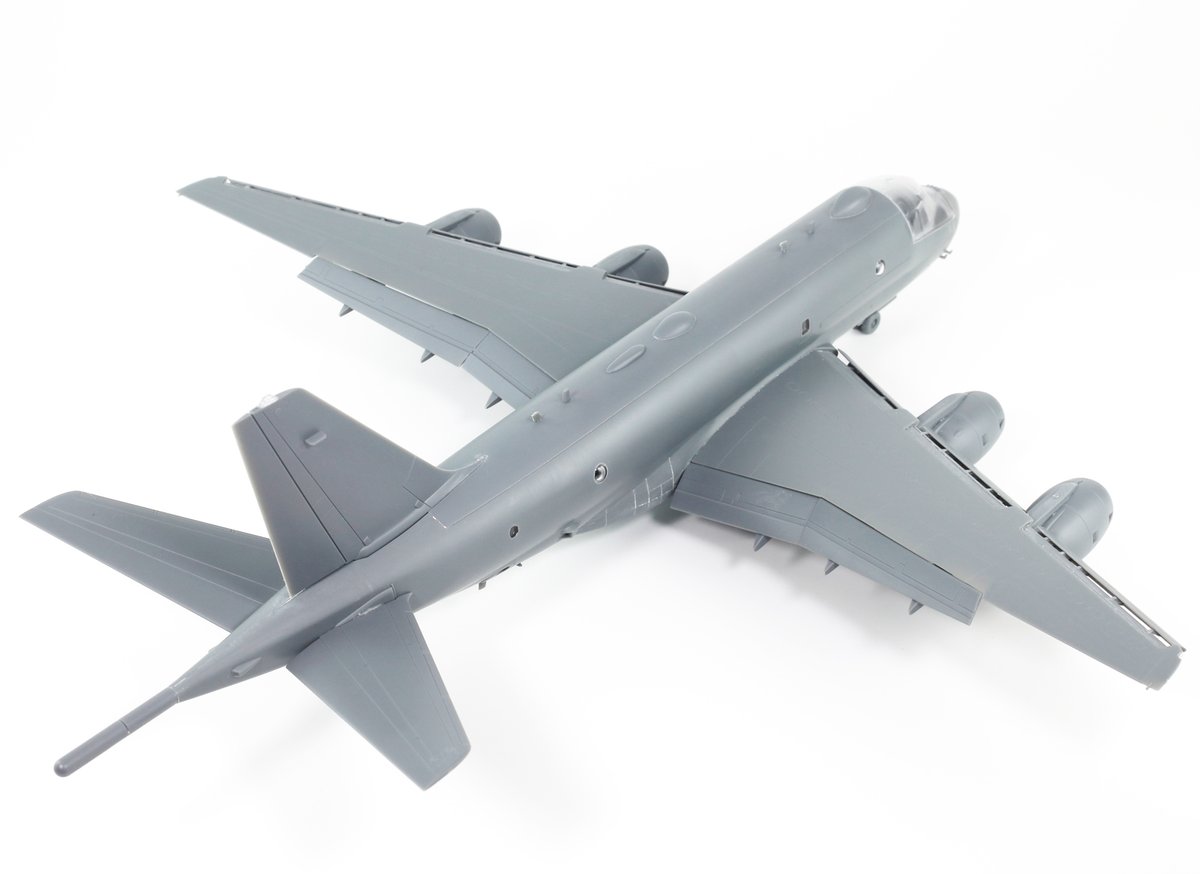 開発中の新製品「1/144 海上自衛隊 P-1哨戒機」の1回目テストショット