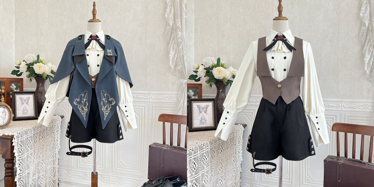 42lolita_'s tweet photo. 【Ouji New Release】
Start a whimsical journey where vintage elegance meets modern charm, and every piece tells a story of princely grace.💫
Link: https://t.co/khmuDEZpLx
#OujiLolita #PrinceStyle #OujiFashion #OujiStyle #LolitaFashion https://t.co/mhLYYlwdXY