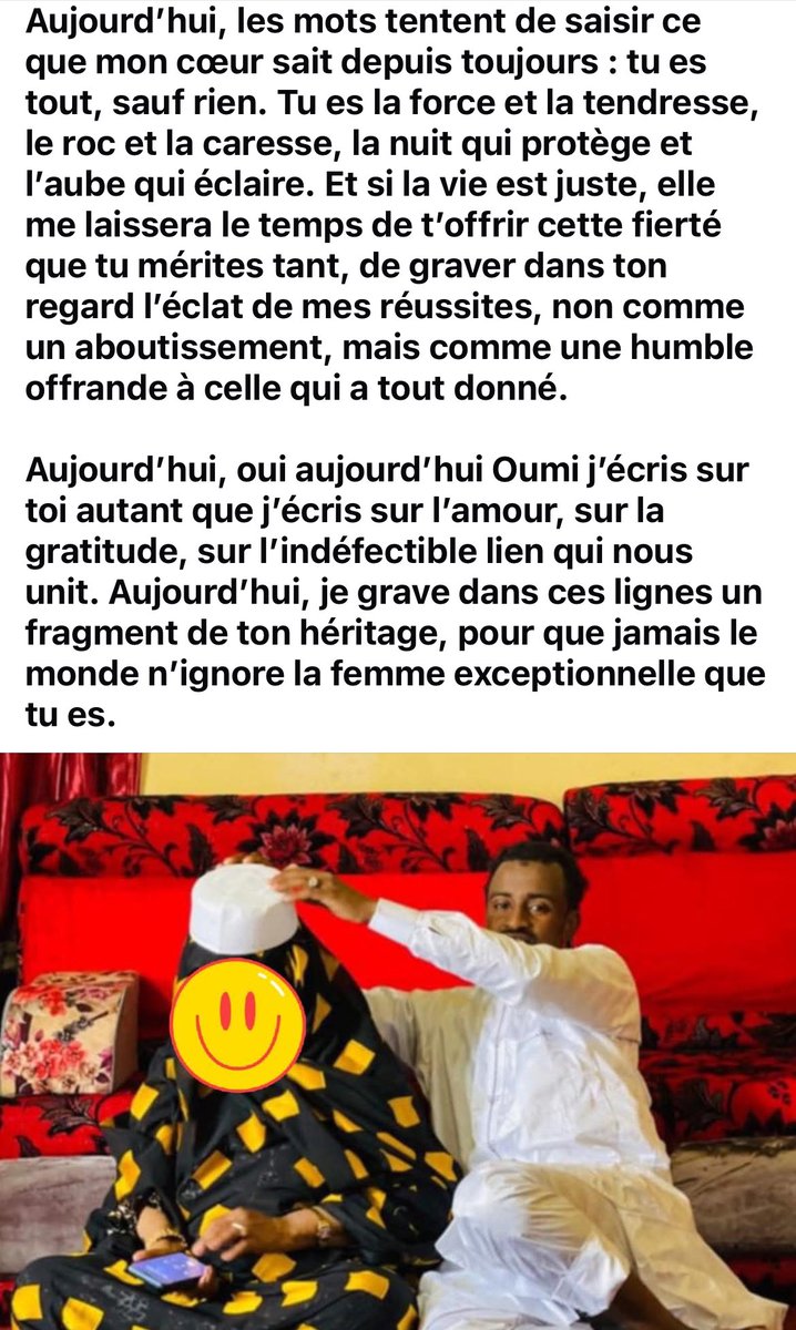 Nos mères sont des trésors inestimables, des sources infinies de bonheur et de sérénité... elles n’ont pas connu les bancs de l’école, mais la vie elle-même leur a enseigné bien plus que les livres : l’amour inconditionnel, la patience et le sacrifice…
Qu’Allah leur accorde une