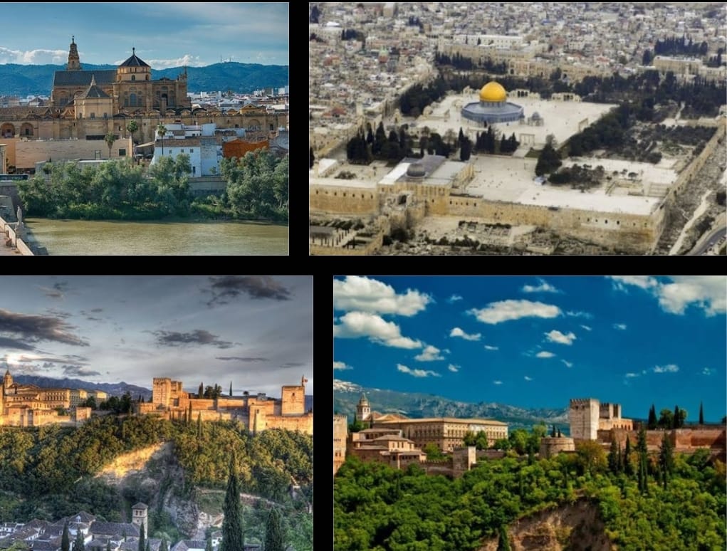 [د قدس ،اندلس،غرناطې،قرطبې،قفقاز او داسې نورو ځایونو د فتوحاتو چورتونه هلته وهه، چې د هغه خلکو په لاره قدم کېږدې، چې یاد ځایونه یې فتحه کړي وو.]√
