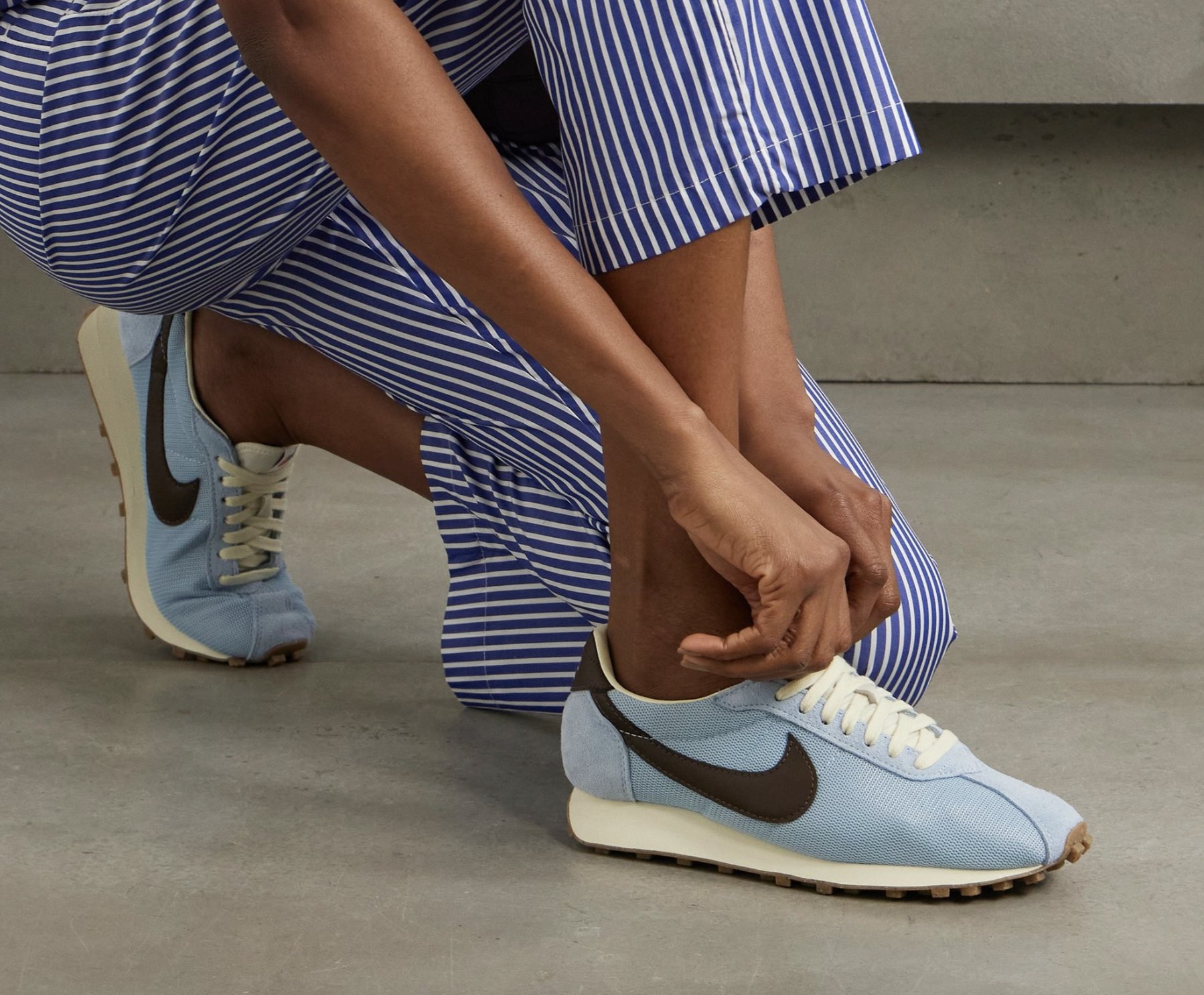 ナイキ Nike Womens LD-1000 Light Armory Blue Baroque Brown Nike LD-1000 