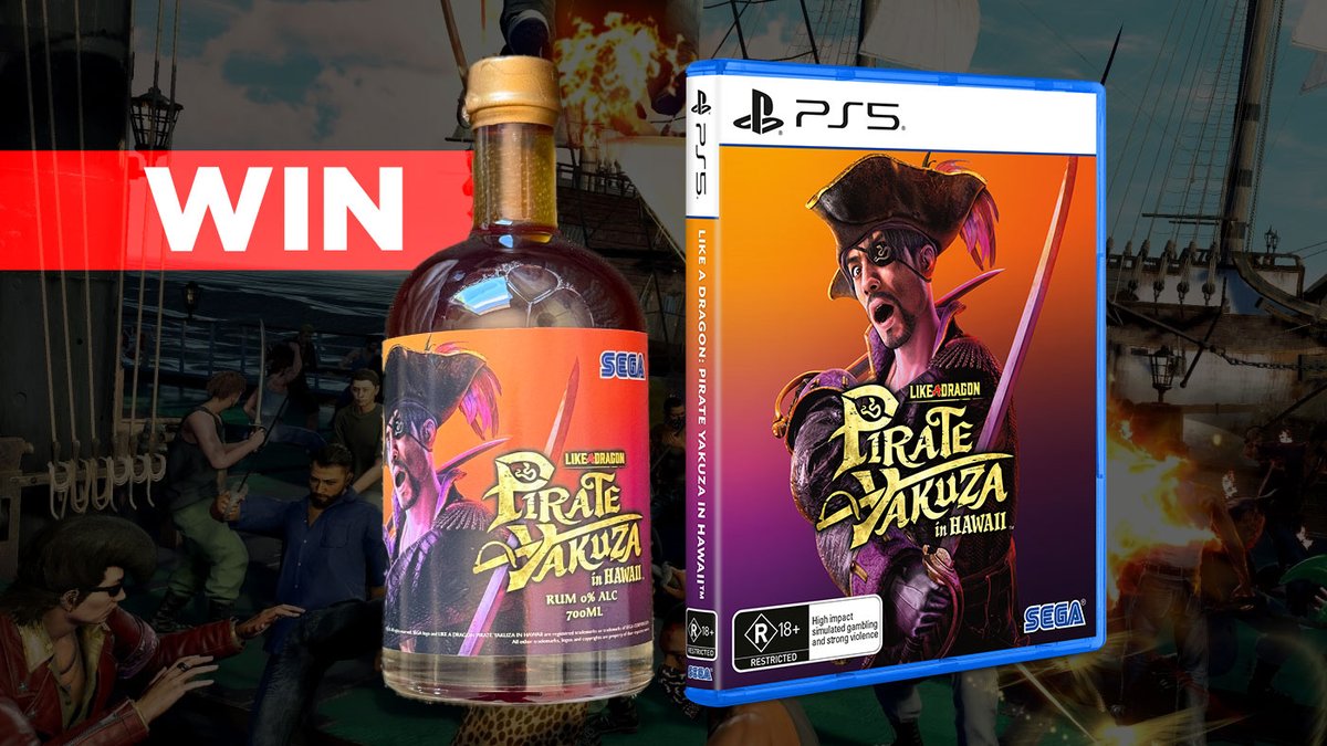 WIN: Like A Dragon: Pirate Yakuza In Hawaii And Extremely Limited Edition Pirate Yakuza Rum press-start.com.au/win/2025/02/21…
