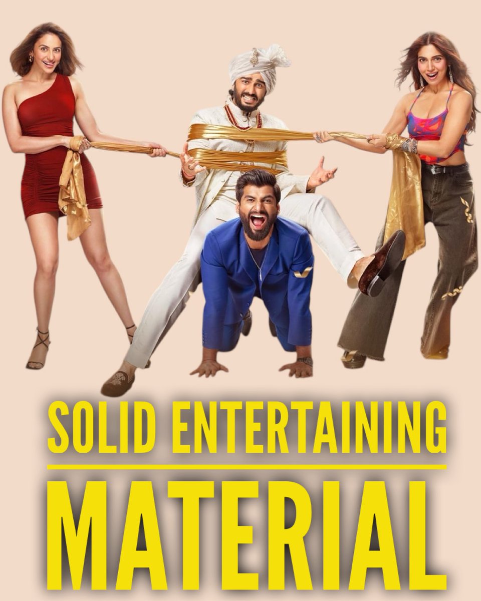 Review - 
#MereHusbandKiBiwi - 3.5*/5

“A delightful family entertaining film”

Mere Husband Ki Biwi - a film that brings back the old school Bollywood romance and comedy with a perfect blend of family drama, witty dialogue, and endearing performances.

Arjun Kapoor returns to