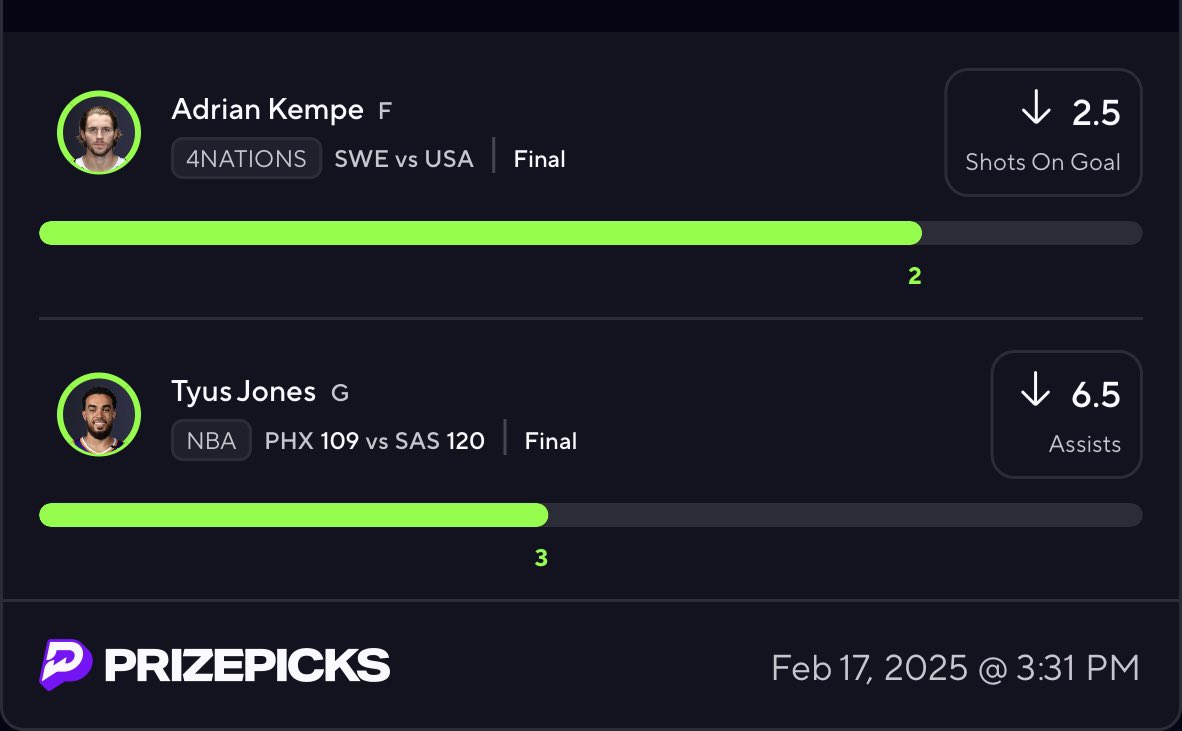 FocusedOppy's tweet photo. 1,2,3,4,5 slips today. Courtesy of the @DGFantasy 🤖 AI slip generator, does all the work for you! https://t.co/10nzsEetPQ