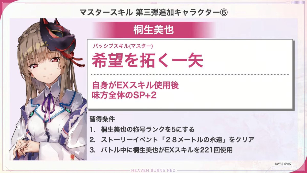 みゃーさんのマスタースキル名
個人的にすごく好き

#ヘブバン