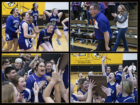 Jim Bowling (@jimbowlingphoto) on Twitter photo Here's a few celebration photos from Arcola's regional championship win tonight. The full game gallery will be posted on the MaxPreps.com team page in the next few days. <a href="/ArcolaAthletics/">Arcola Athletics</a> <a href="/ArcolaGirls/">Arcola Girls Varsity Basketball</a> Here's a few celebration photos from Arcola's regional championship win tonight. The full game gallery will be posted on the MaxPreps.com team page in the next few days. <a href="/ArcolaAthletics/">Arcola Athletics</a> <a href="/ArcolaGirls/">Arcola Girls Varsity Basketball</a>