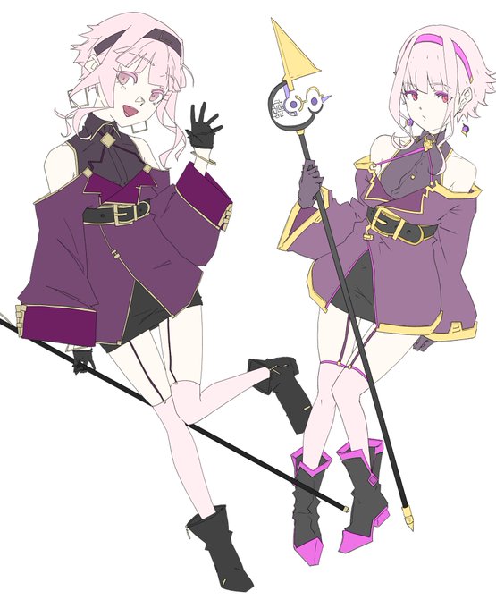 ミオリちゃん 色見本  #玲ちゃんメモ 