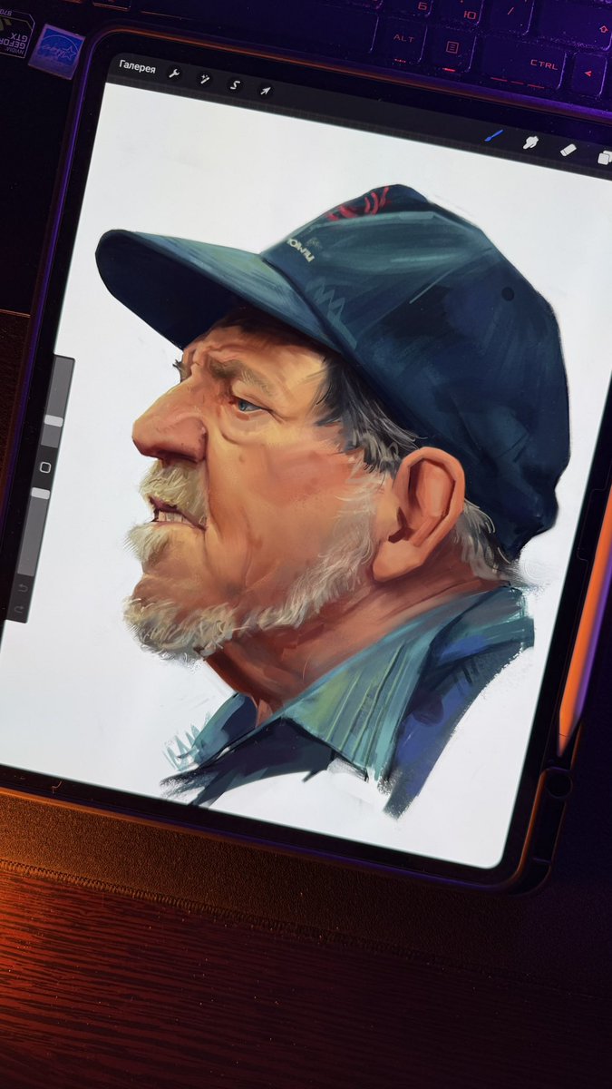 GGARTGEVORG's tweet photo. new portrait 2025
made in @Procreate 

#digitalart #Procreate #digitalpainting #drawing https://t.co/dq3ZvtEKof