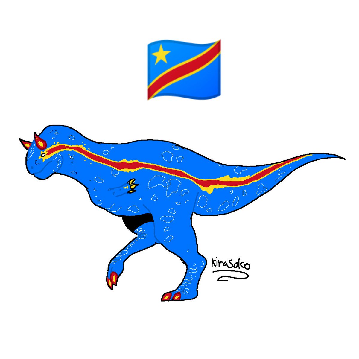 KiraSoko's tweet image. Congo Carnotaurus! 🇨🇩
