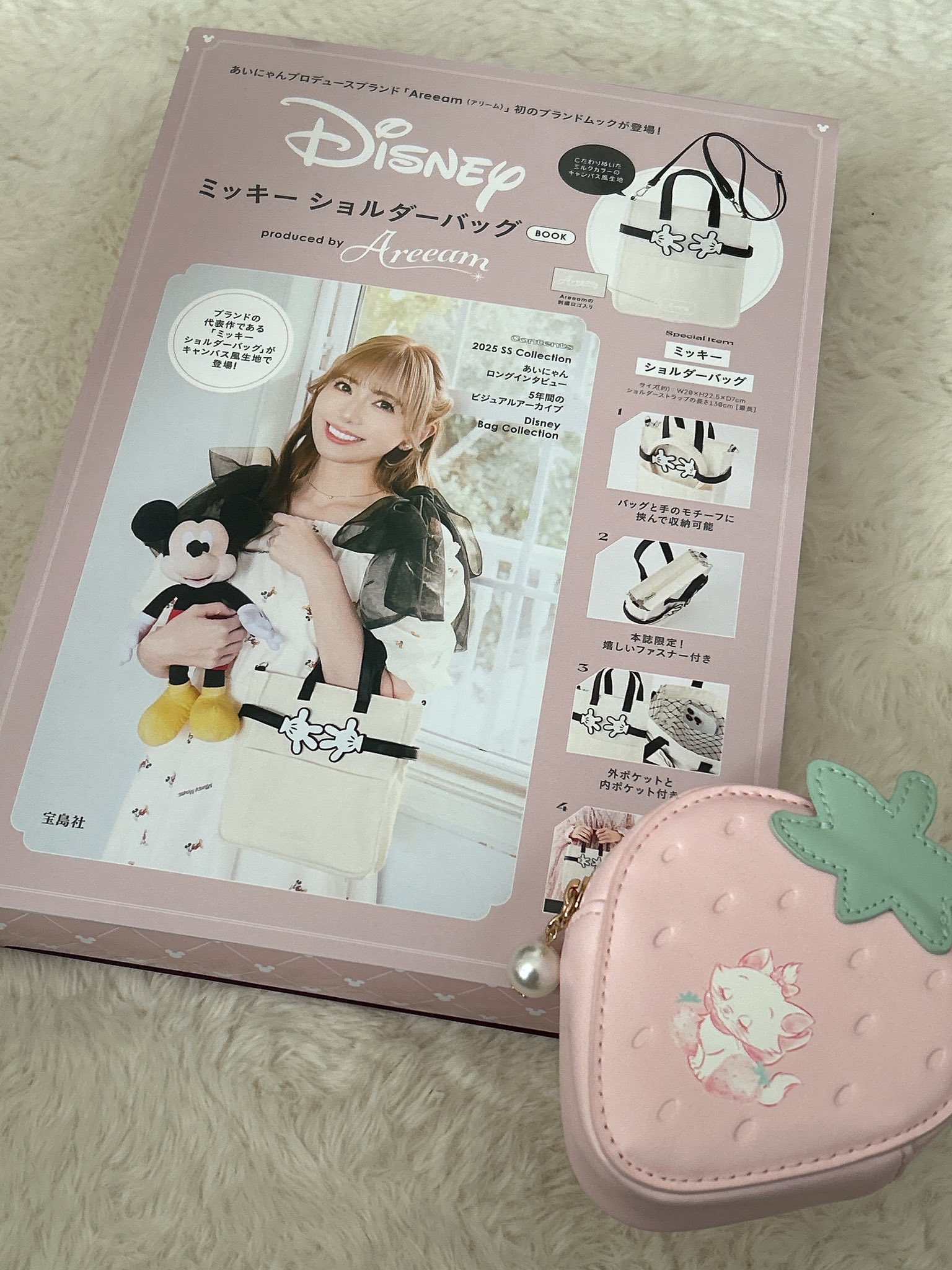 Areeam アリーム ミッキーショルダーバッグ あいにゃんプロデュース