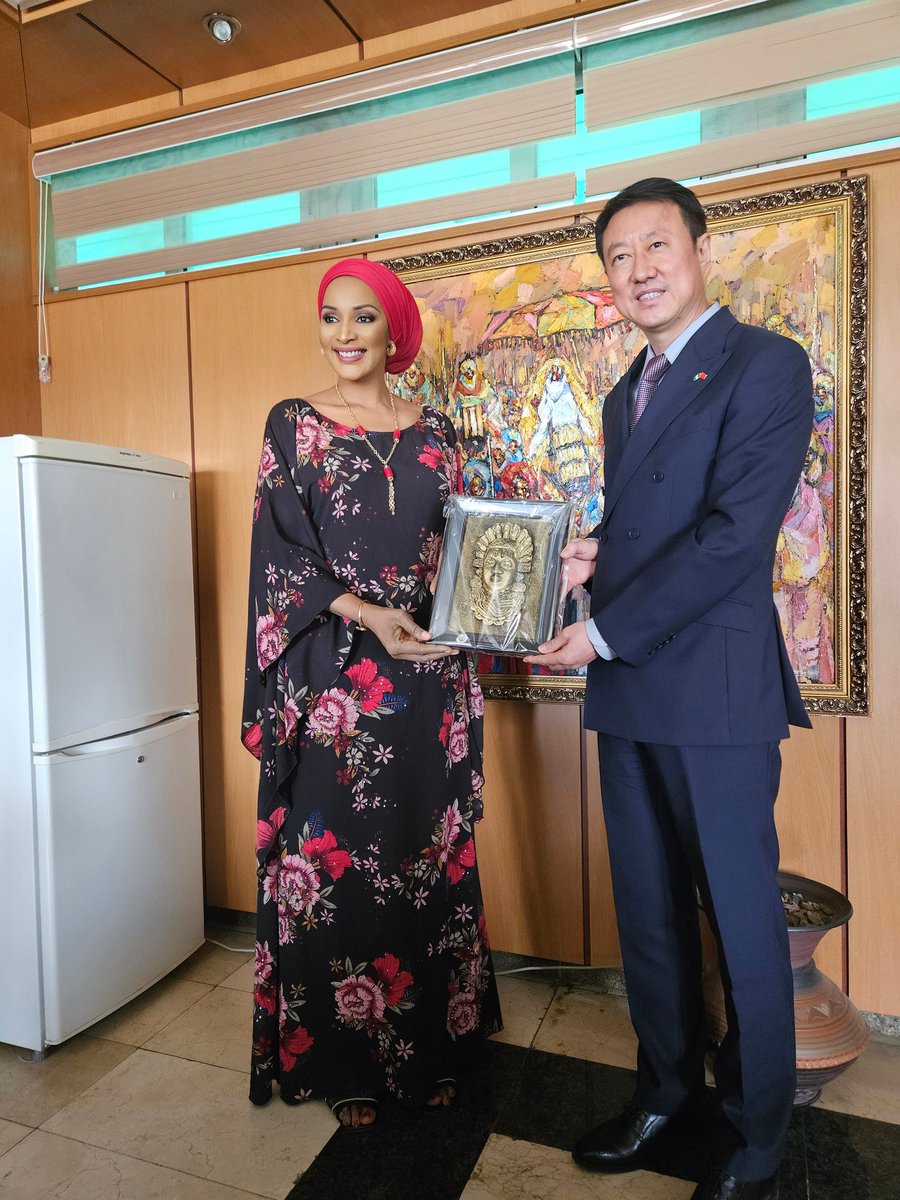 It was a fruitful bilateral exchange with H.E, Yu Dunhai, China's Ambassador to Nigeria. It has been 54 years of the establishment of diplomatic relations between Nigeria and China, and this relationship has witnessed so many collaborations in so many areas of human endeavor