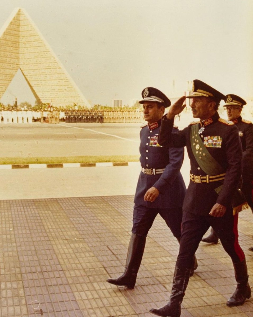 Can we at least bring back some of the cooler uniforms from Sadat’s Egypt (1970-1981) 🇪🇬