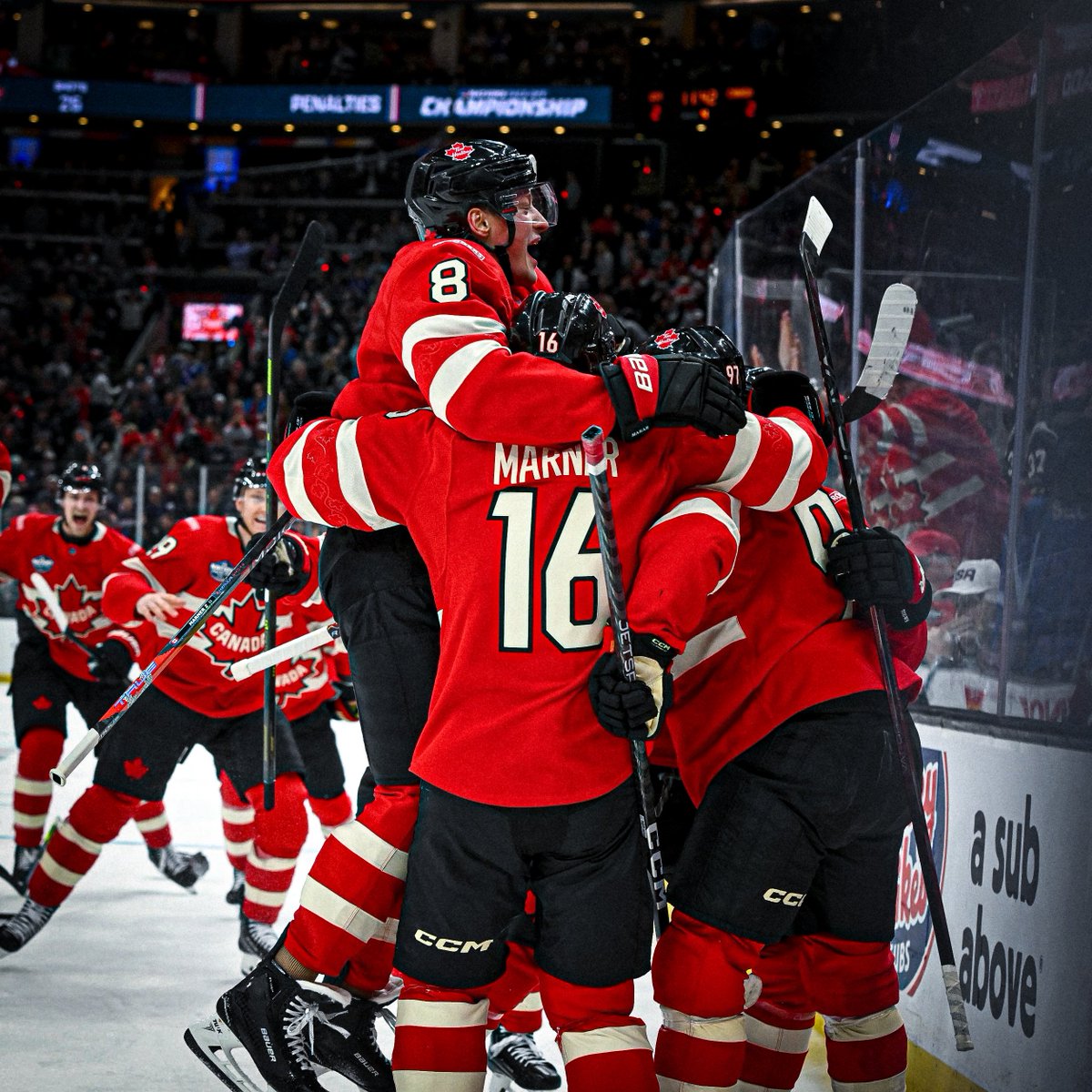 Leafslatest's tweet photo. 🚨🎙️ Connor McDavid: “Mitchy made a great play. That’s a great, great play.”

— @Sportsnet 

#LeafsForever