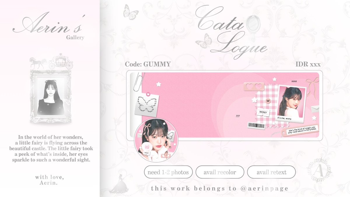 aerinpage's tweet image. ⠀
        ⊹ ˚ ₊   help repost, please? merci   ❦

hayii, aku ada dua anak gemas baru dari kak @karxomi &amp;gt;~&amp;lt; !! sebelum masuk catalog, aku mau main-main dulu sama templatenya sembari mencari kinci!! boleh cek alt iaa ⠀

{ #zonauang #zonajajan #zonaba }

⠀⠀